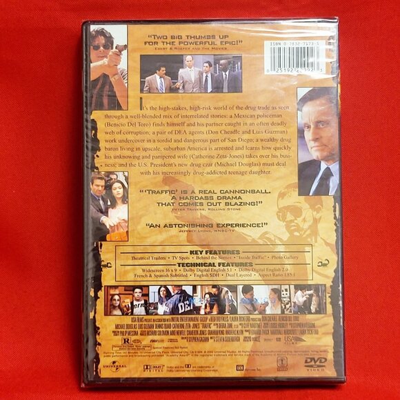 Traffic 2001 DVD New Sealed - Picture 2 of 7